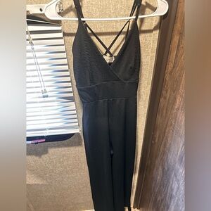 Chic Black Sleeveless Jumpsuit